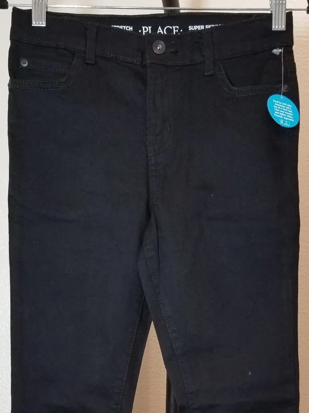 The Children's Place Girls Size 12 Super Skinny Black Jeans Streetwear Retro NWT